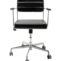 Silla De Oficina De Cuero Sintetico Dottore