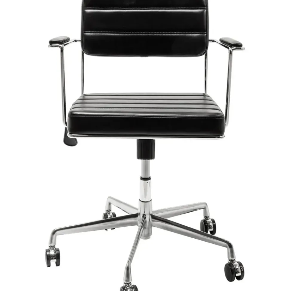 Silla De Oficina De Cuero Sintetico Dottore