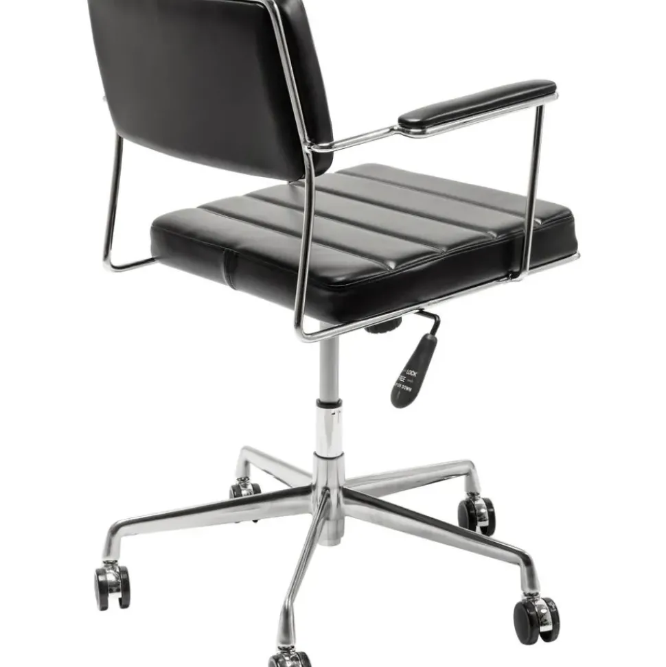 Silla De Oficina De Cuero Sintetico Dottore