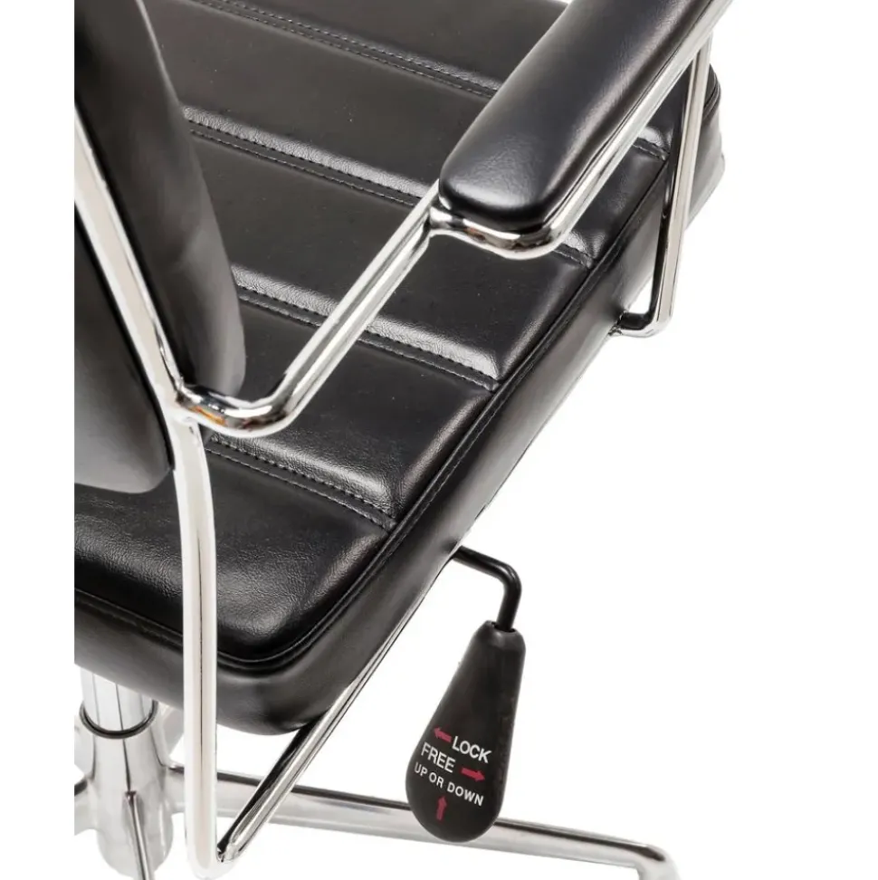 Silla De Oficina De Cuero Sintetico Dottore