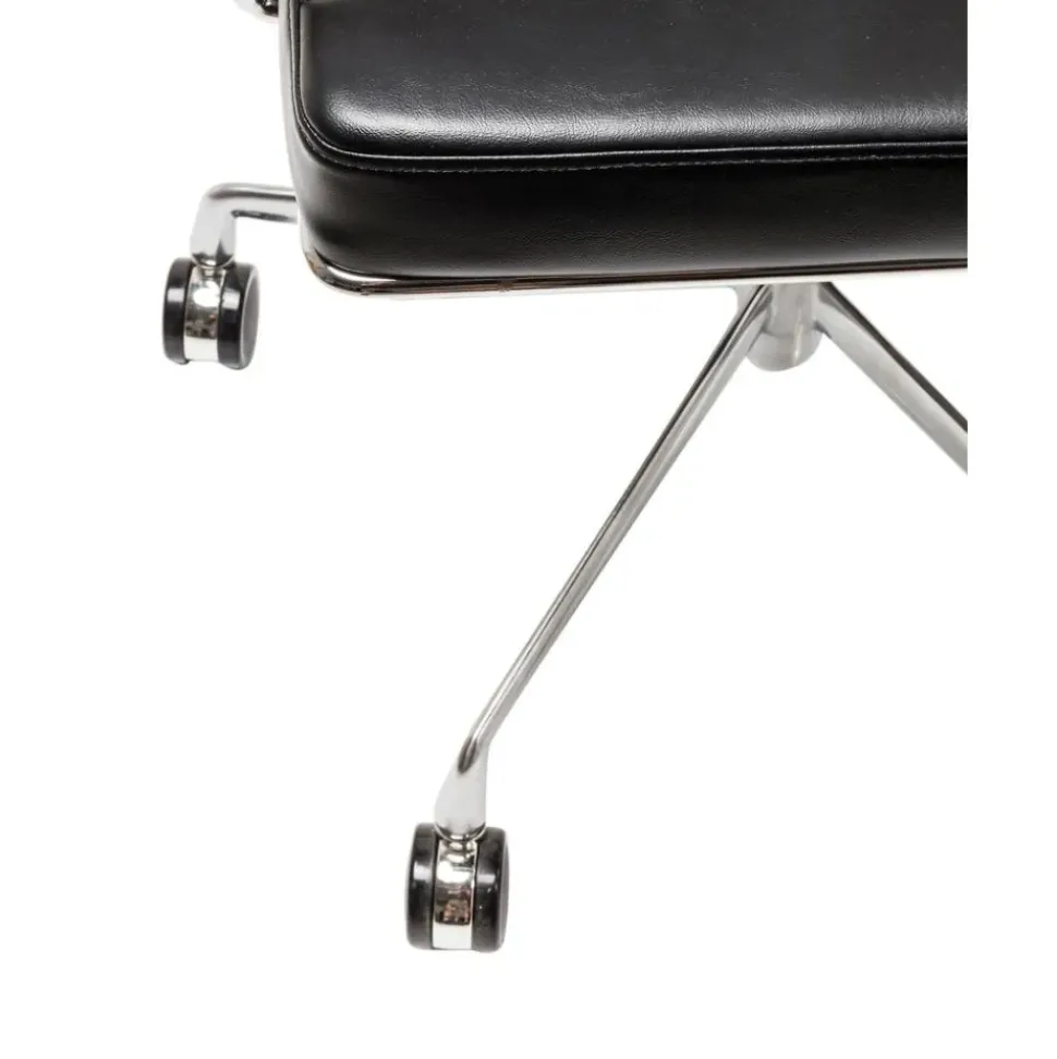 Silla De Oficina De Cuero Sintetico Dottore