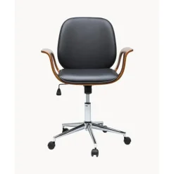 Silla De Oficina De Cuero Artificial Patron, Altura Regulable