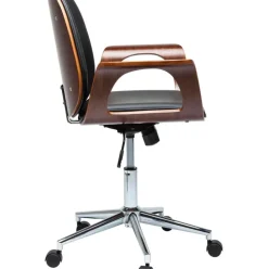 Silla De Oficina De Cuero Artificial Patron, Altura Regulable