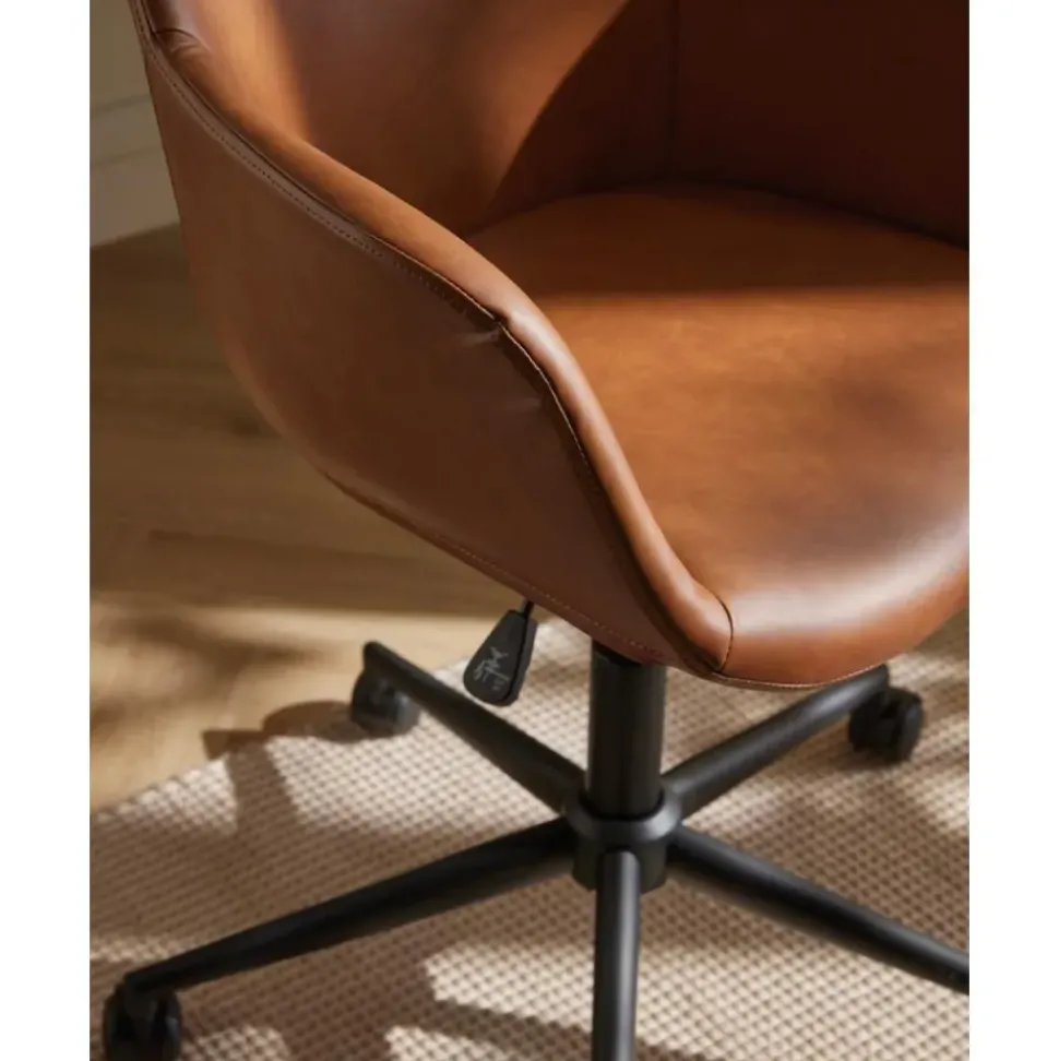 Silla De Oficina De Cuero Sintetico Fiji