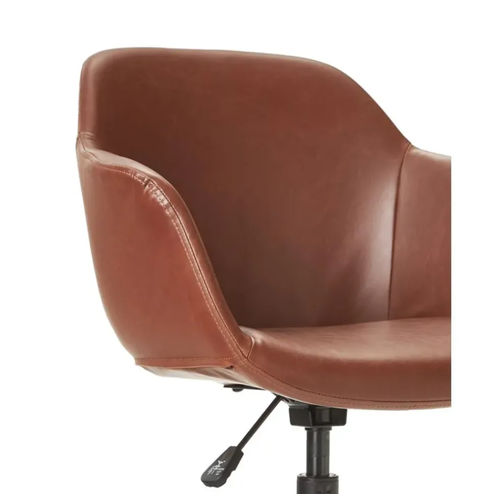 Silla De Oficina De Cuero Sintetico Fiji