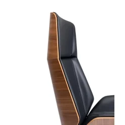 Silla De Oficina De Cuero Sintetico Rouven, Altura Regulable