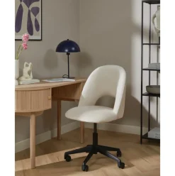 Silla De Oficina De Terciopelo Rachel, Altura Regulable