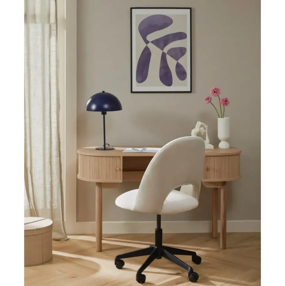 Silla De Oficina De Terciopelo Rachel, Altura Regulable