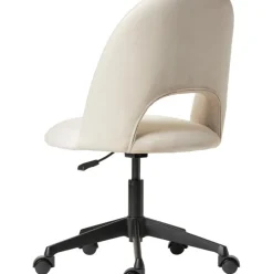 Silla De Oficina De Terciopelo Rachel, Altura Regulable