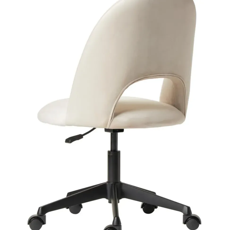 Silla De Oficina De Terciopelo Rachel, Altura Regulable