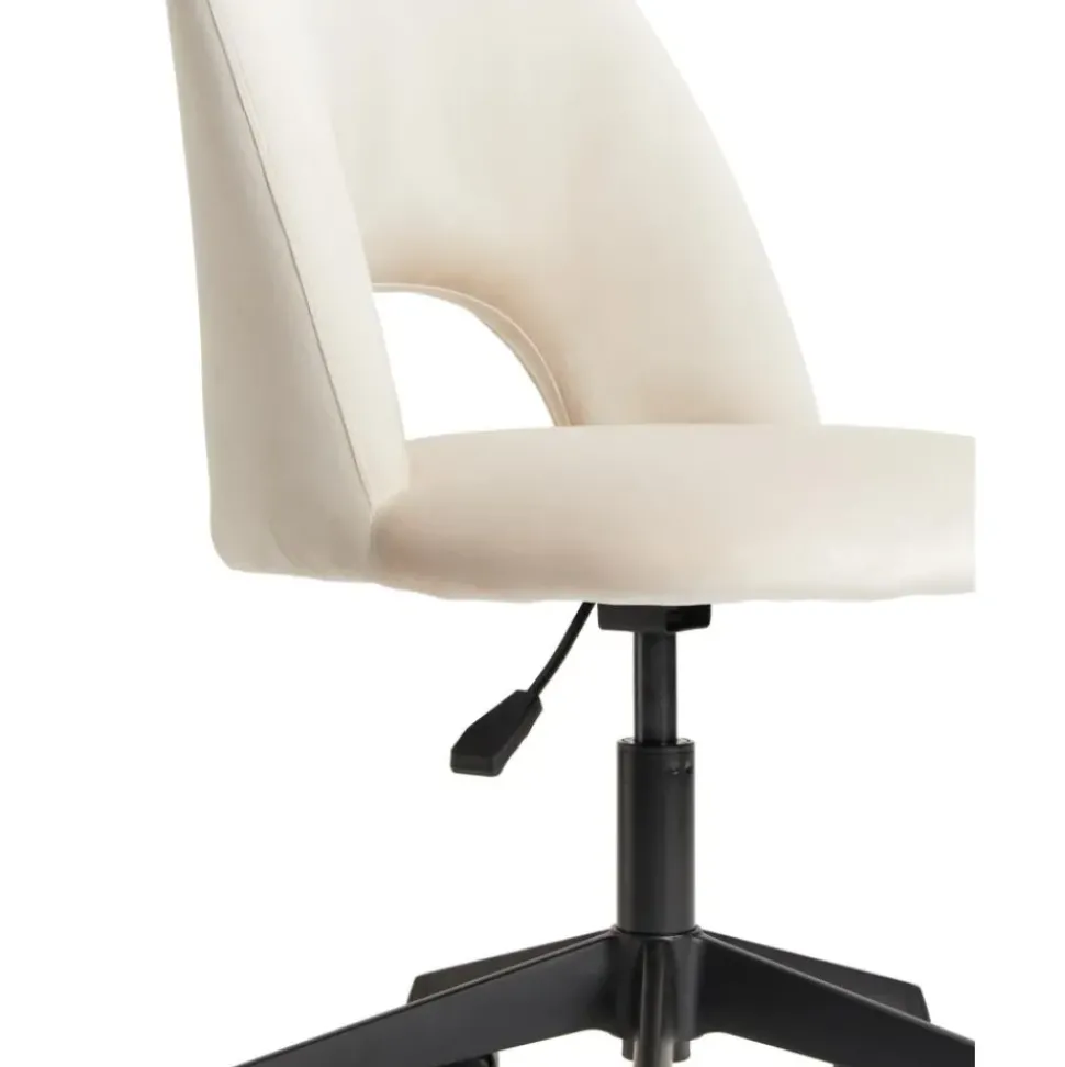 Silla De Oficina De Terciopelo Rachel, Altura Regulable