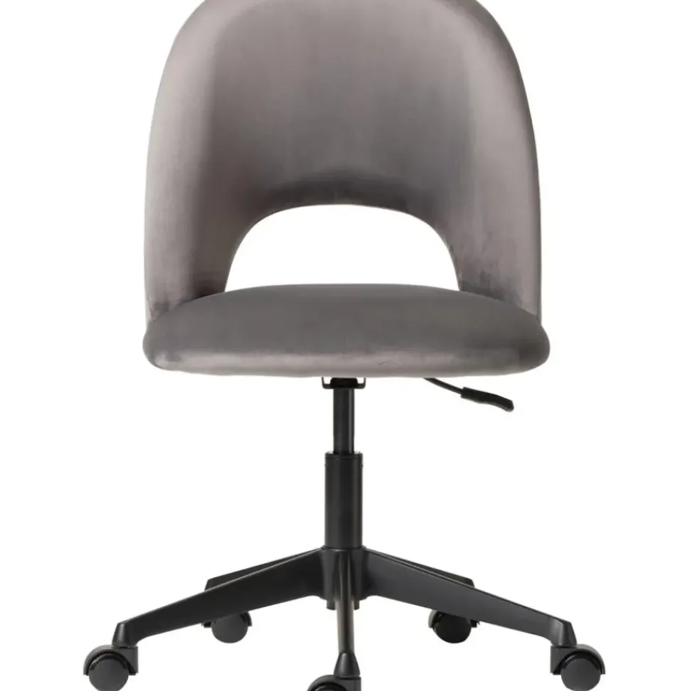 Silla De Oficina De Terciopelo Rachel, Altura Regulable