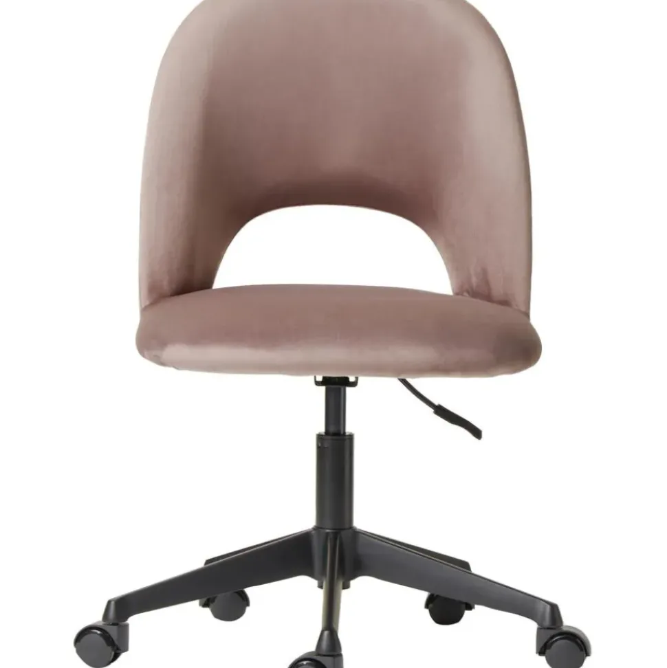 Silla De Oficina De Terciopelo Rachel, Altura Regulable