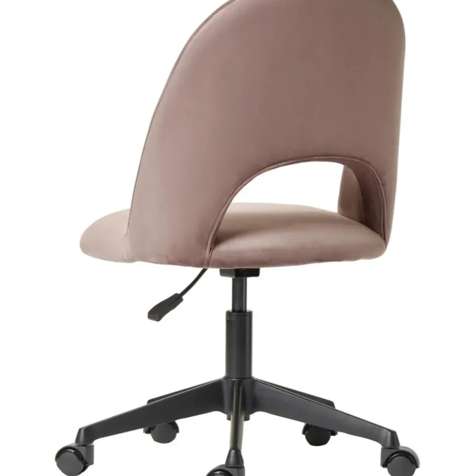 Silla De Oficina De Terciopelo Rachel, Altura Regulable