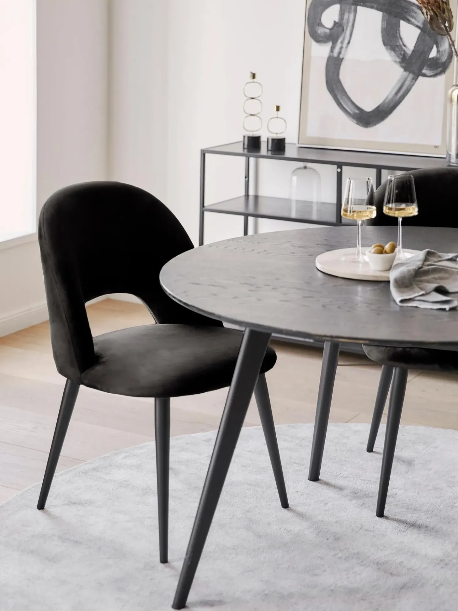 Silla De Terciopelo Rachel