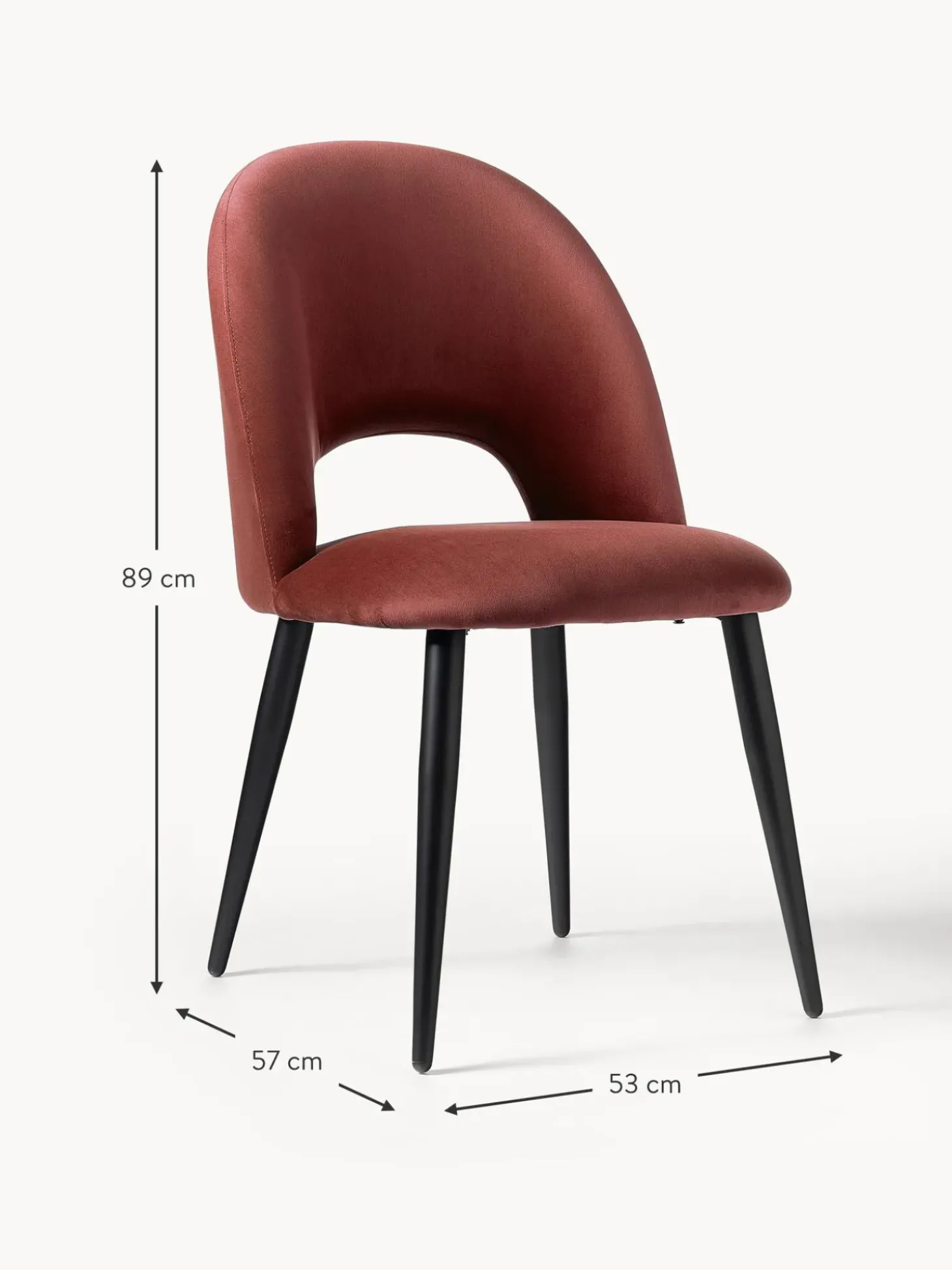 Silla De Terciopelo Rachel