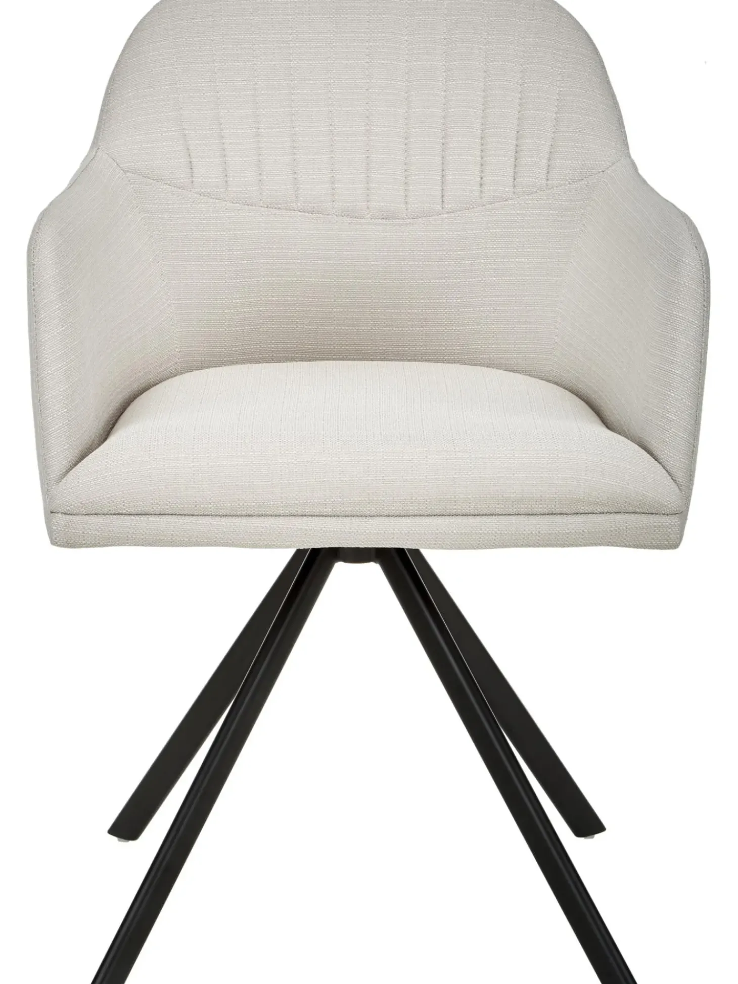 Silla Giratoria Con Reposabrazos Tapizada Lola