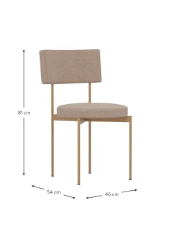 Silla Tapaizada De Metal Sedia