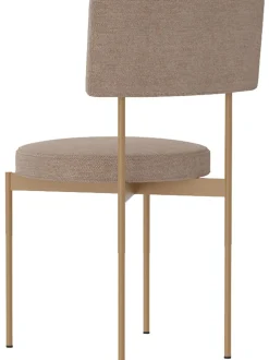 Silla Tapaizada De Metal Sedia