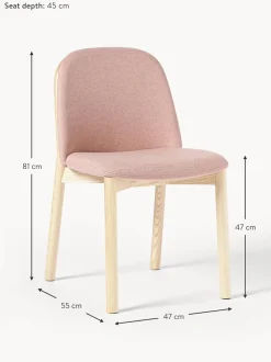 Silla Tapizada De Madera De Fresno Julie