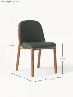 Silla Tapizada De Madera De Fresno Julie