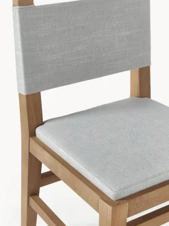 Silla Tapizada De Madera Liano