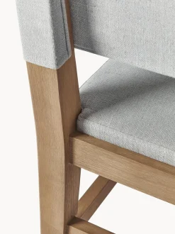 Silla Tapizada De Madera Liano