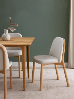 Silla Tapizada De Madera De Fresno Julie