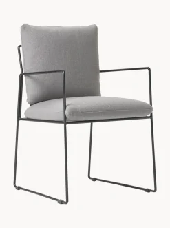 Silla Tapizada De Metal Wayne