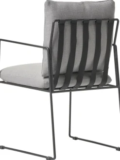 Silla Tapizada De Metal Wayne