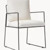 Silla Tapizada De Metal Wayne