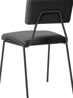 Silla Tapizada En Pana Mats, 2 Uds.