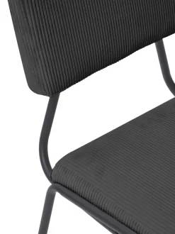 Silla Tapizada En Pana Mats, 2 Uds.