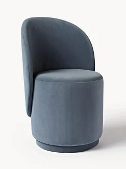 Silla Tapizada En Terciopelo Zeyno