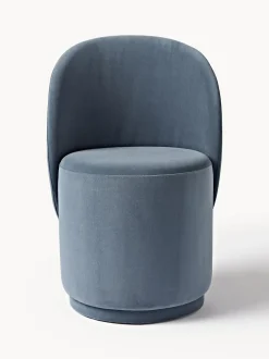 Silla Tapizada En Terciopelo Zeyno