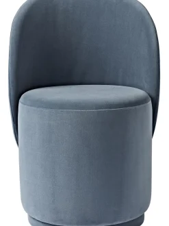 Silla Tapizada En Terciopelo Zeyno