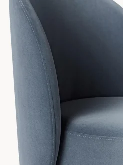 Silla Tapizada En Terciopelo Zeyno