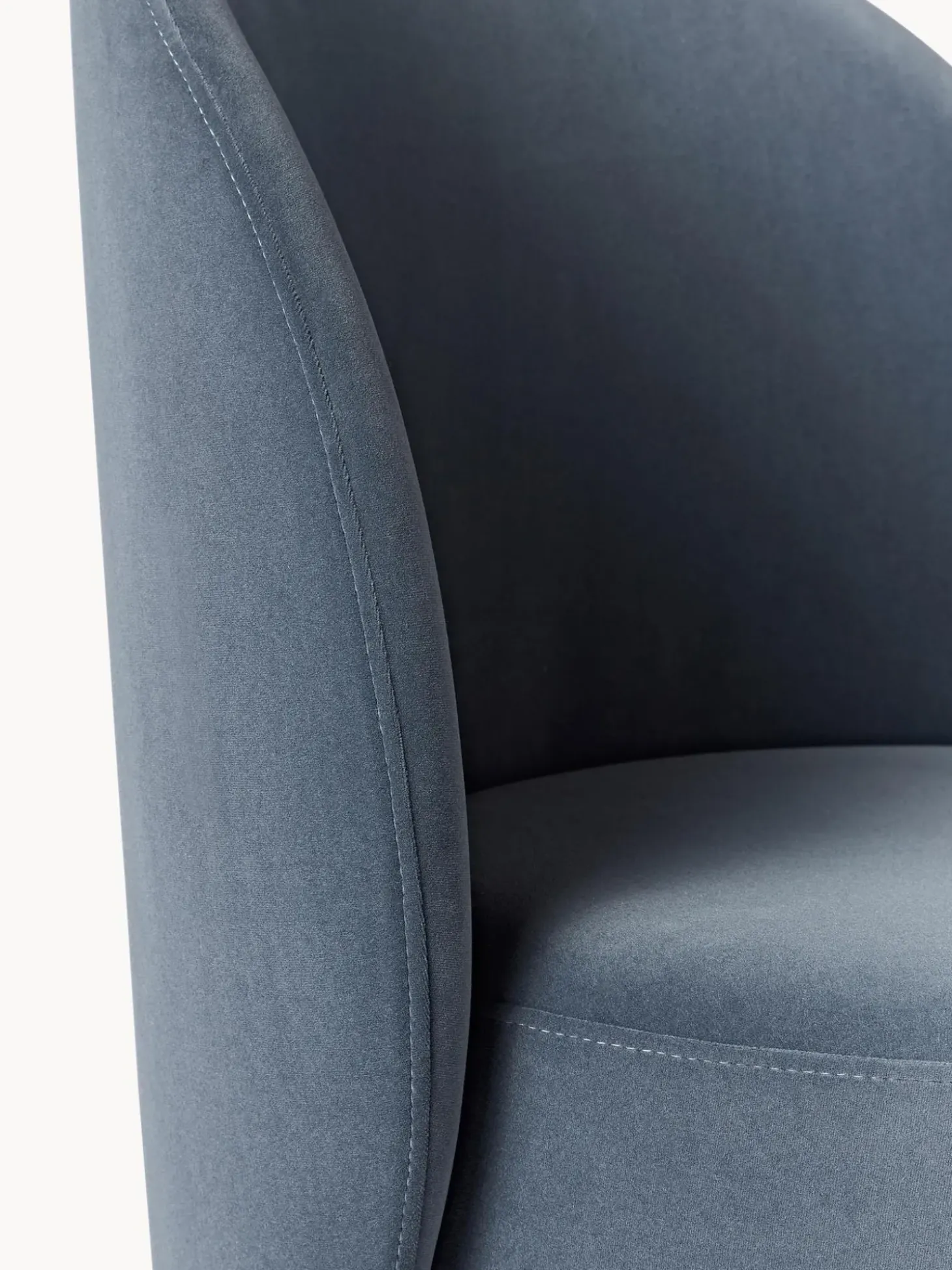 Silla Tapizada En Terciopelo Zeyno