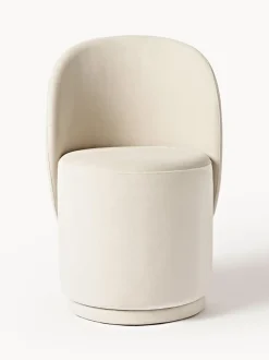 Silla Tapizada En Terciopelo Zeyno