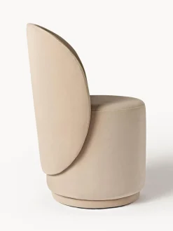 Silla Tapizada En Terciopelo Zeyno