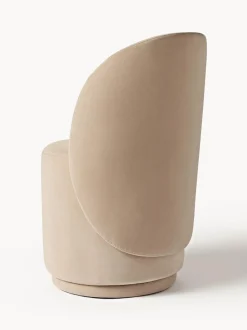 Silla Tapizada En Terciopelo Zeyno