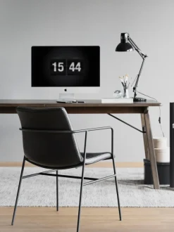 Sillas Con Reposabrazos De Cuero Sintetico Huntingbay, 2 Uds.