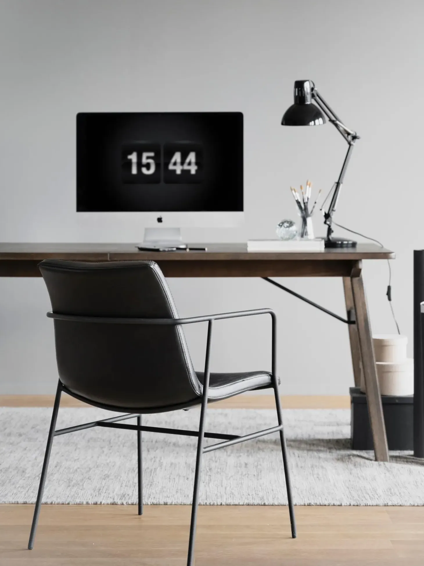 Sillas Con Reposabrazos De Cuero Sintetico Huntingbay, 2 Uds.