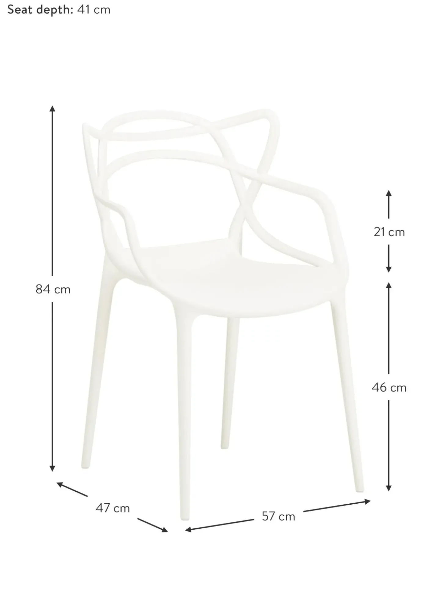 Sillas Con Reposabrazos De Diseno Masters, 2 Uds.
