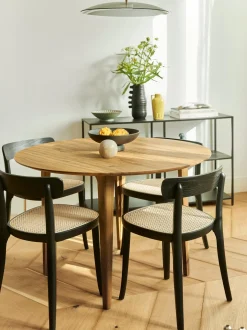 Sillas De Madera Con Tejido Vienes Richie, 2 Uds.