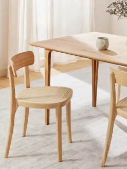 Sillas De Madera Con Tejido Vienes Richie, 2 Uds.