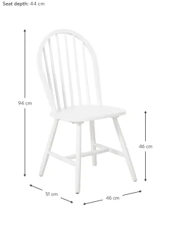 Sillas De Madera Windsor Megan, 2 Uds.