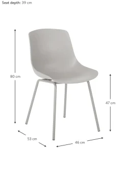 Sillas De Plastico Joe, 2 Uds.