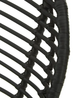 Sillas De Ratan Con Cojin Cordula, 2 Uds.