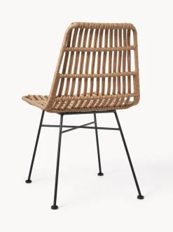 Sillas De Ratan Costa, 2 Uds.